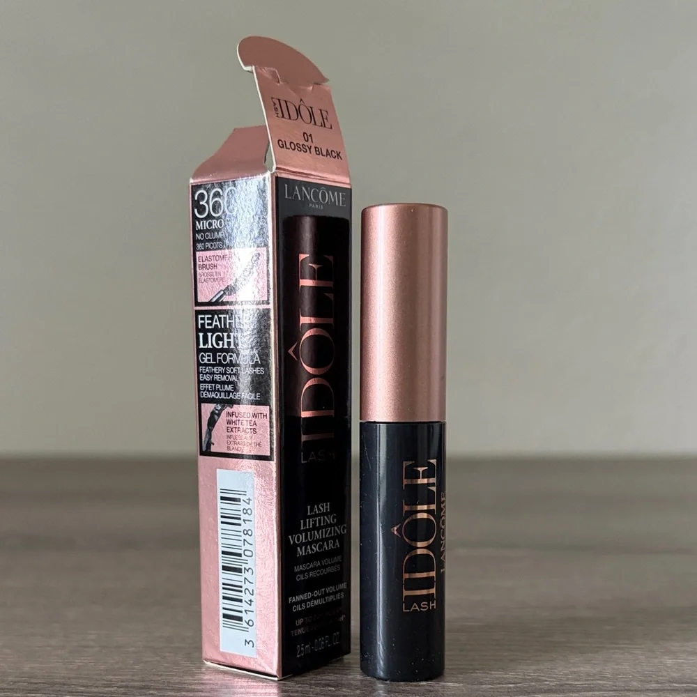 ❤️$5 NWT Lancome Idôle Lash Lifting Volumizing Mascara in Glossy Black 2.5ml